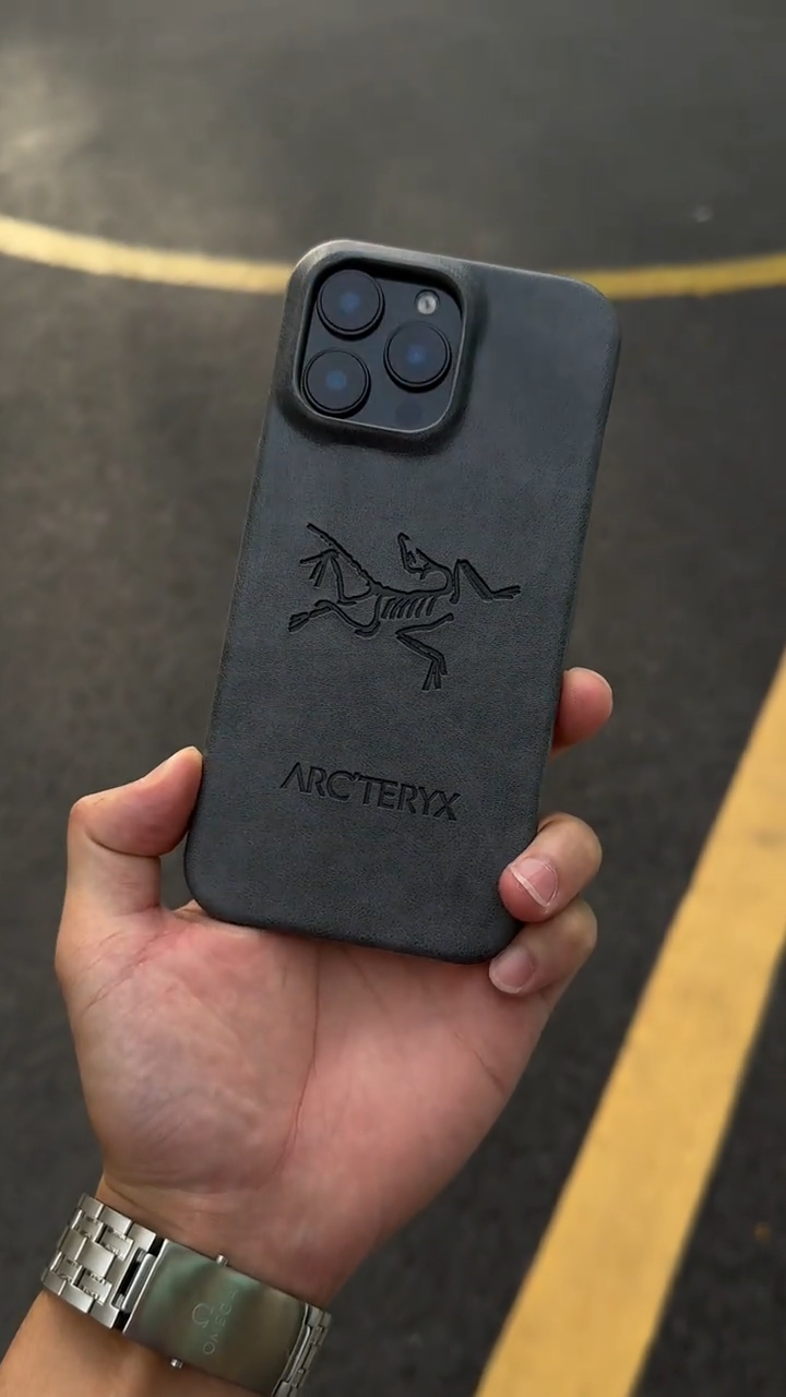 始祖鳥皮質鋼印防摔手機殼-ZUIHANG SHOP